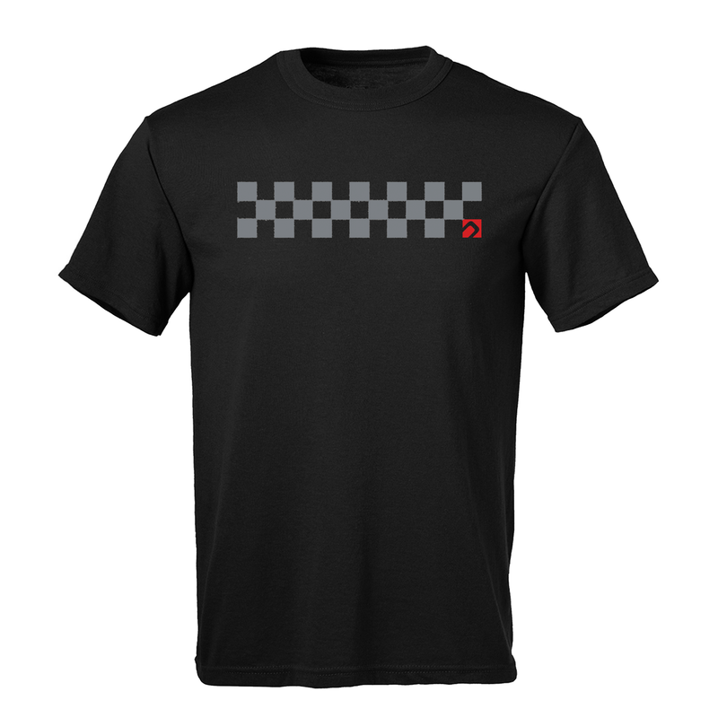 red and black checkered t shirt